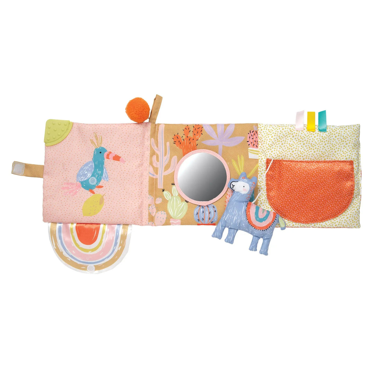 Llama Soft Book by Manhattan Toy - HoneyBug 