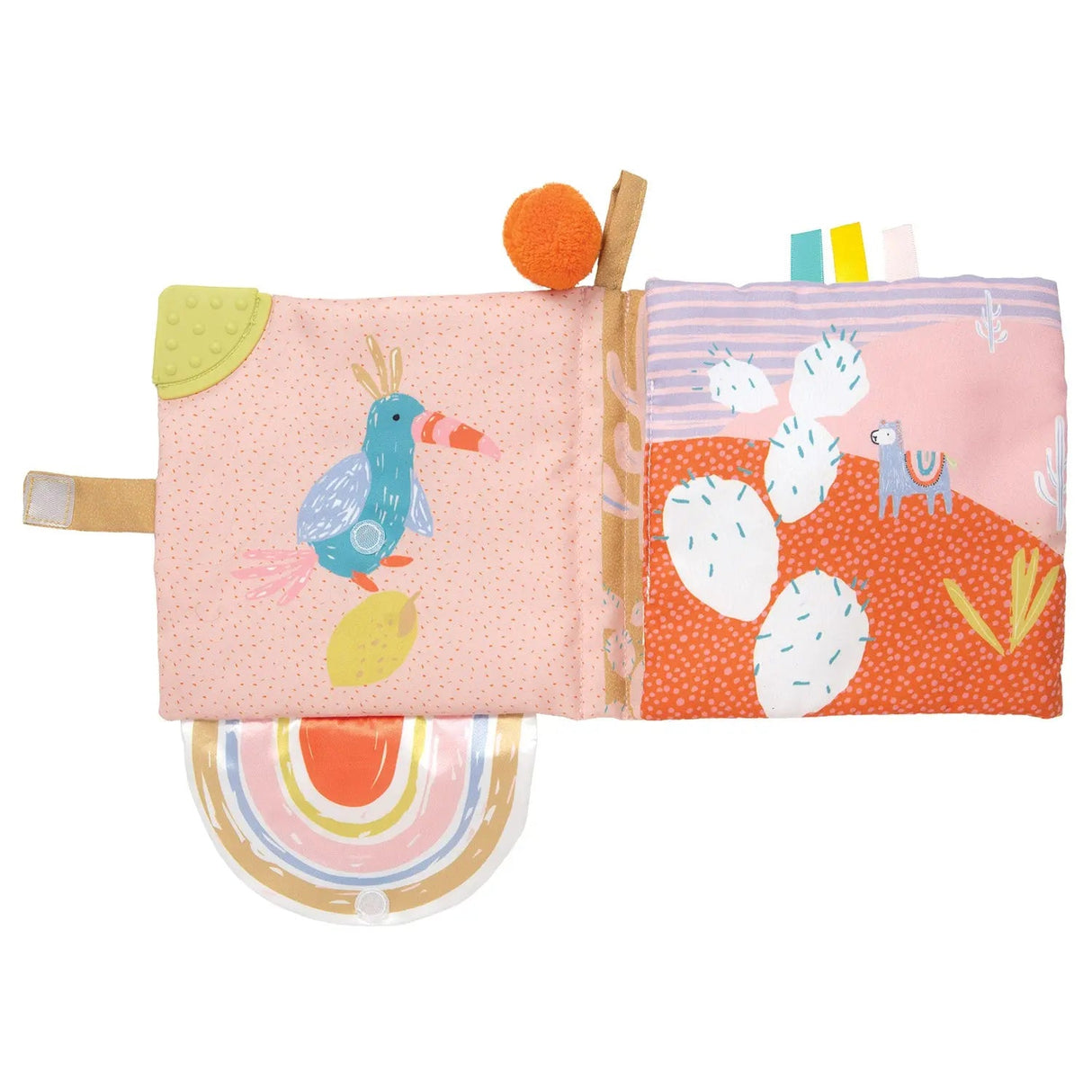 Llama Soft Book by Manhattan Toy - HoneyBug 