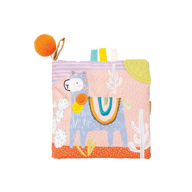 Llama Soft Book by Manhattan Toy - HoneyBug 