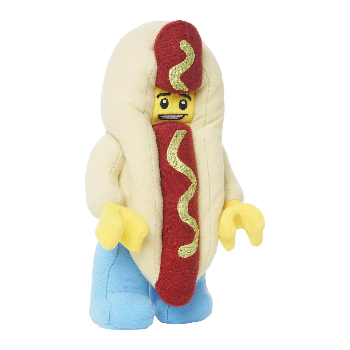 LEGO Hot Dog Guy Plush Minifigure Small by Manhattan Toy - HoneyBug 