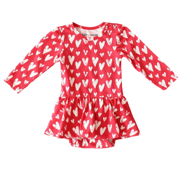 Lola & Taylor Charlotte Dress - Lot's of Love - HoneyBug 