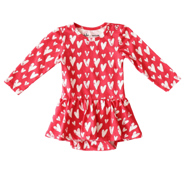 Lola & Taylor Charlotte Dress - Lot's of Love - HoneyBug 