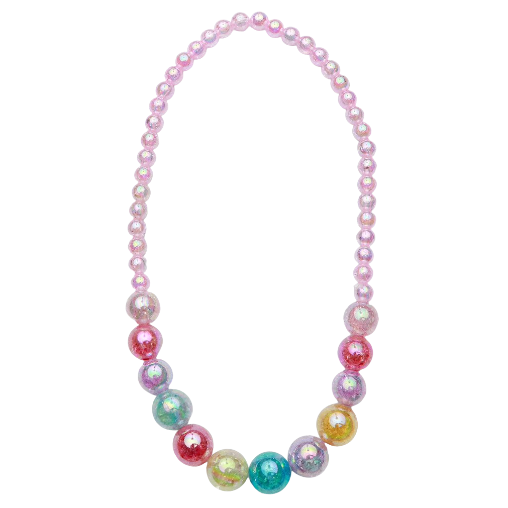 Beaded Watercolor Necklace - HoneyBug 