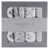 Monochrome Bamboo Muslin Swaddle 4PK - HoneyBug 