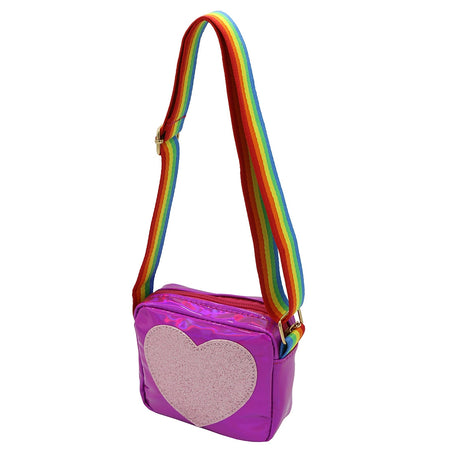 Heart Purse - Dark Pink - HoneyBug 