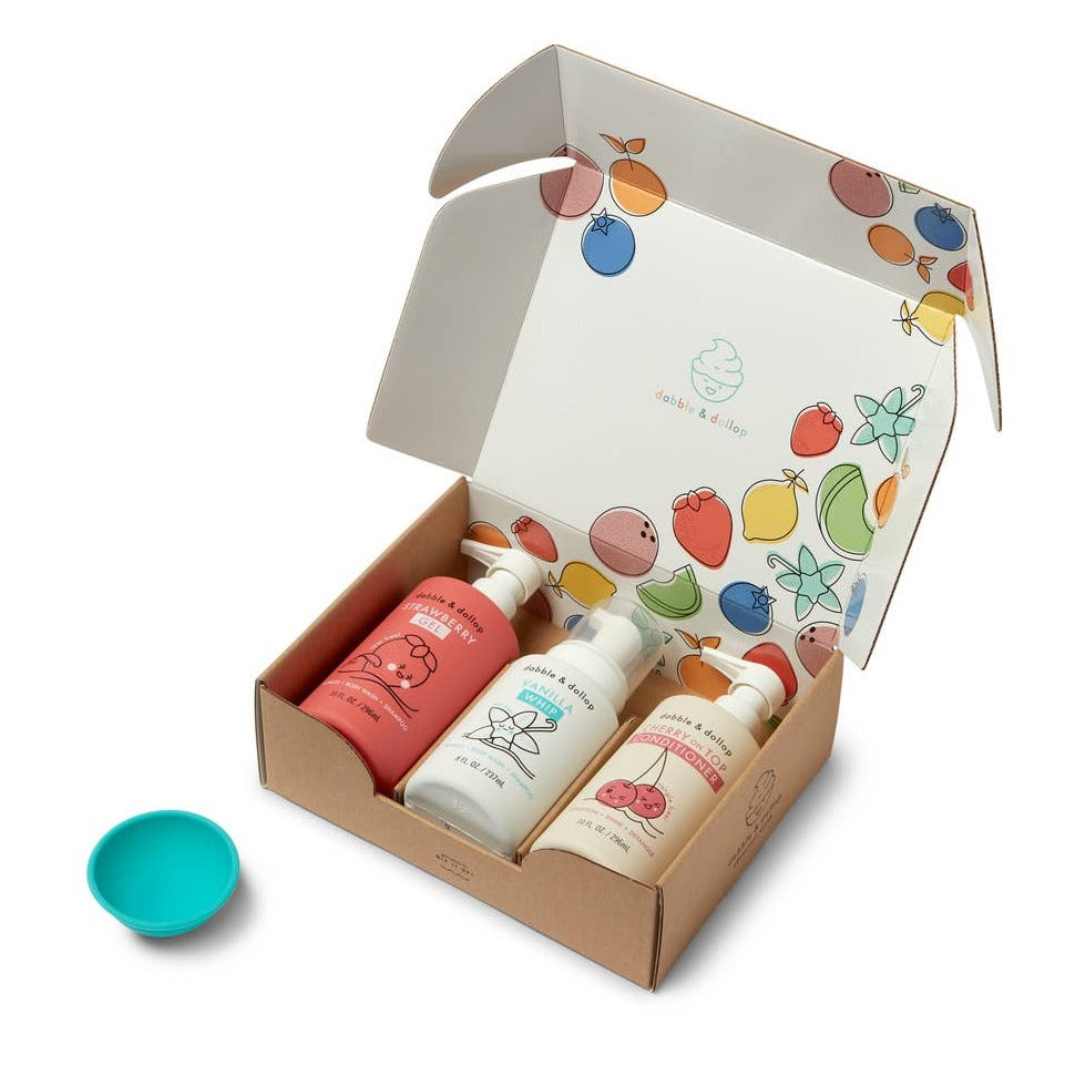 Sundae Bubbly Box Bath Set - HoneyBug 