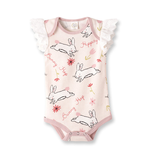 Easter Parade Bodysuit - Pink - HoneyBug 