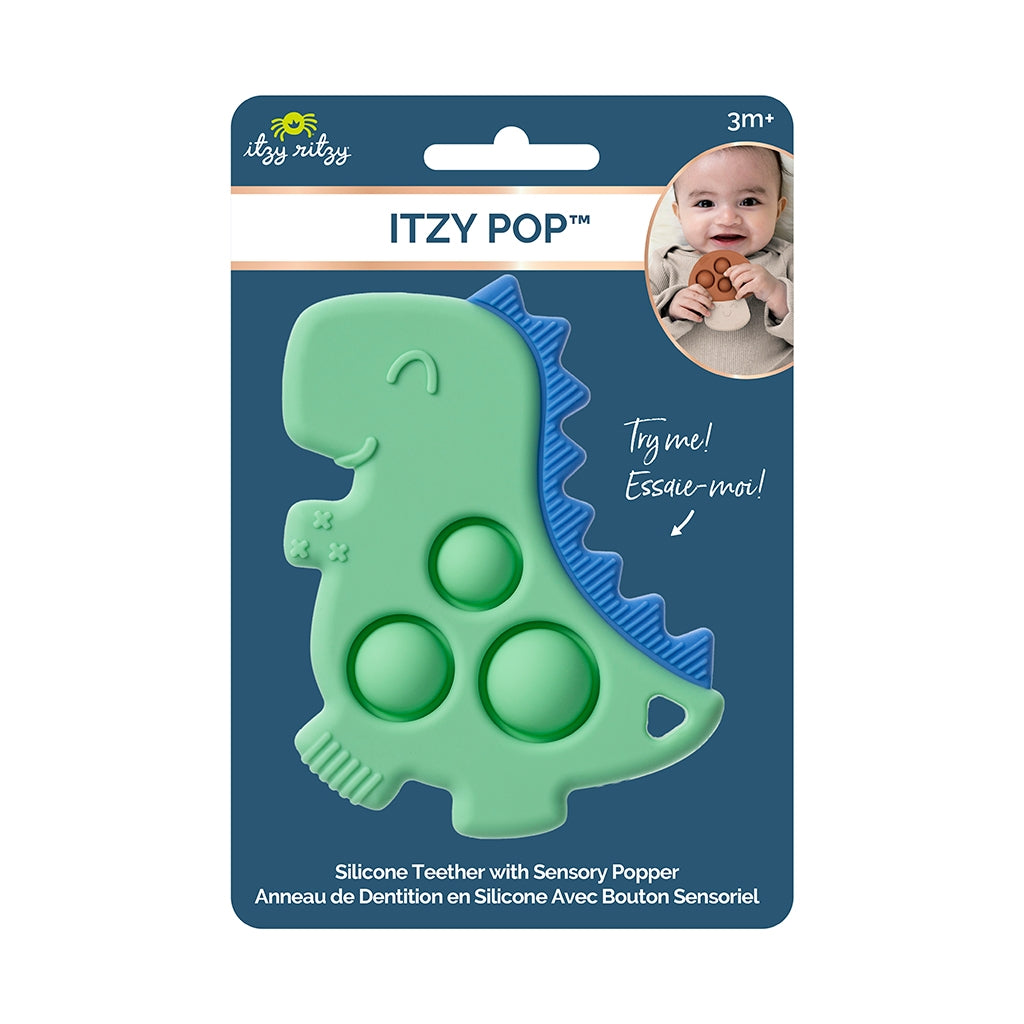 Itzy Pop Sensory Toy - Dino - HoneyBug 
