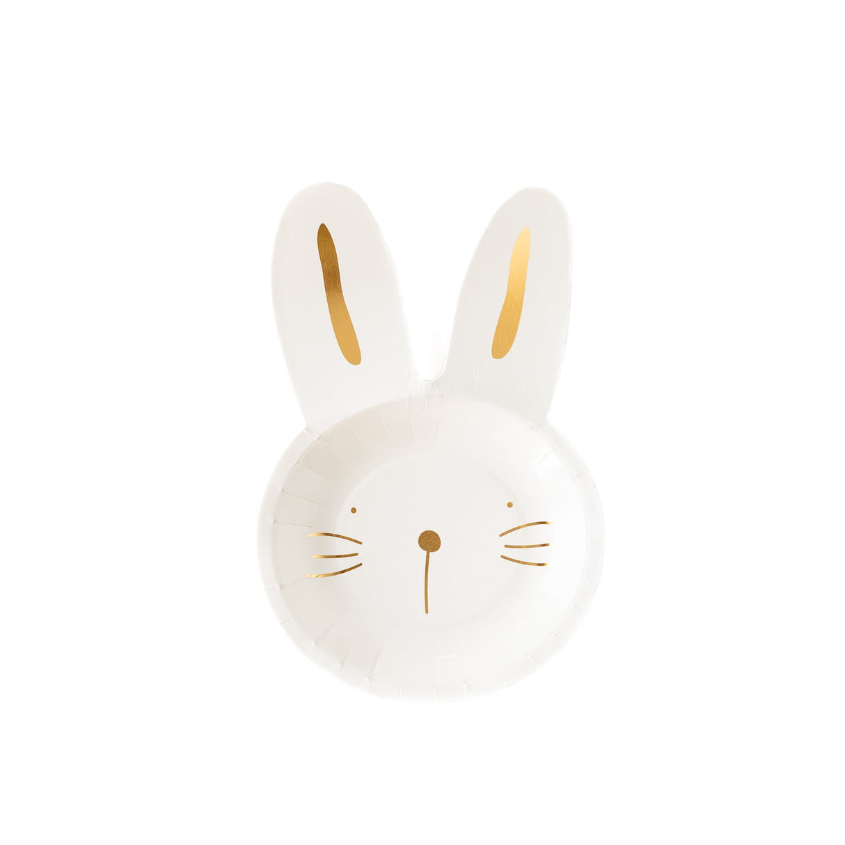 Bunny Paper Plates - 9" tall - HoneyBug 