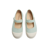 Linen Mary Jane Sneakers in Mint by childrenchic - HoneyBug 