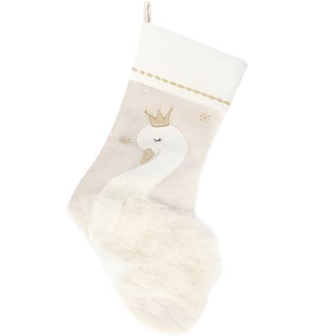 Swan Princess Christmas Stocking - HoneyBug 