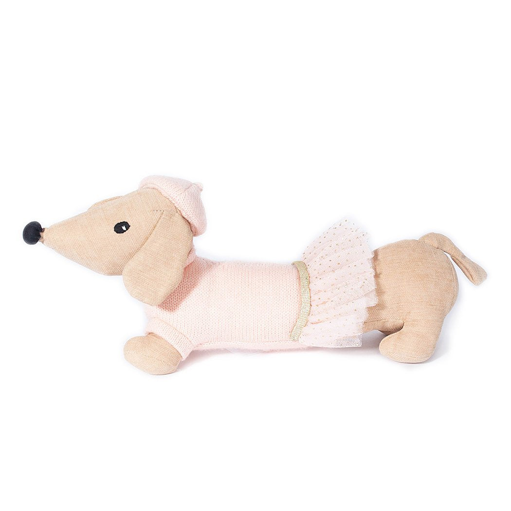 'Mon Cheri' French Dog Plush Toy - HoneyBug 