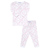 Pink Bears Trellace Pajamas  - HoneyBug 