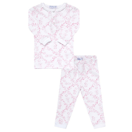 Pink Bears Trellace Pajamas  - HoneyBug 