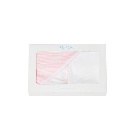 Bubble Hooded Towel - Pink - HoneyBug 