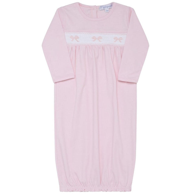 Bows Baby Girl Gown - HoneyBug 