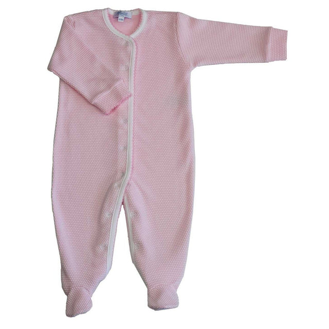 Pink Bubble Baby Footie - HoneyBug 