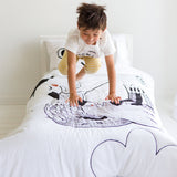 Swan Toddler Comforter - HoneyBug 