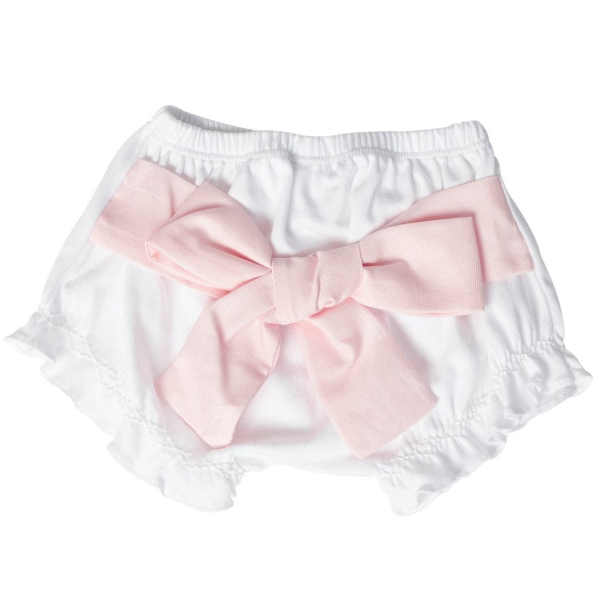 Pink Baby Bow Bloomer - HoneyBug 