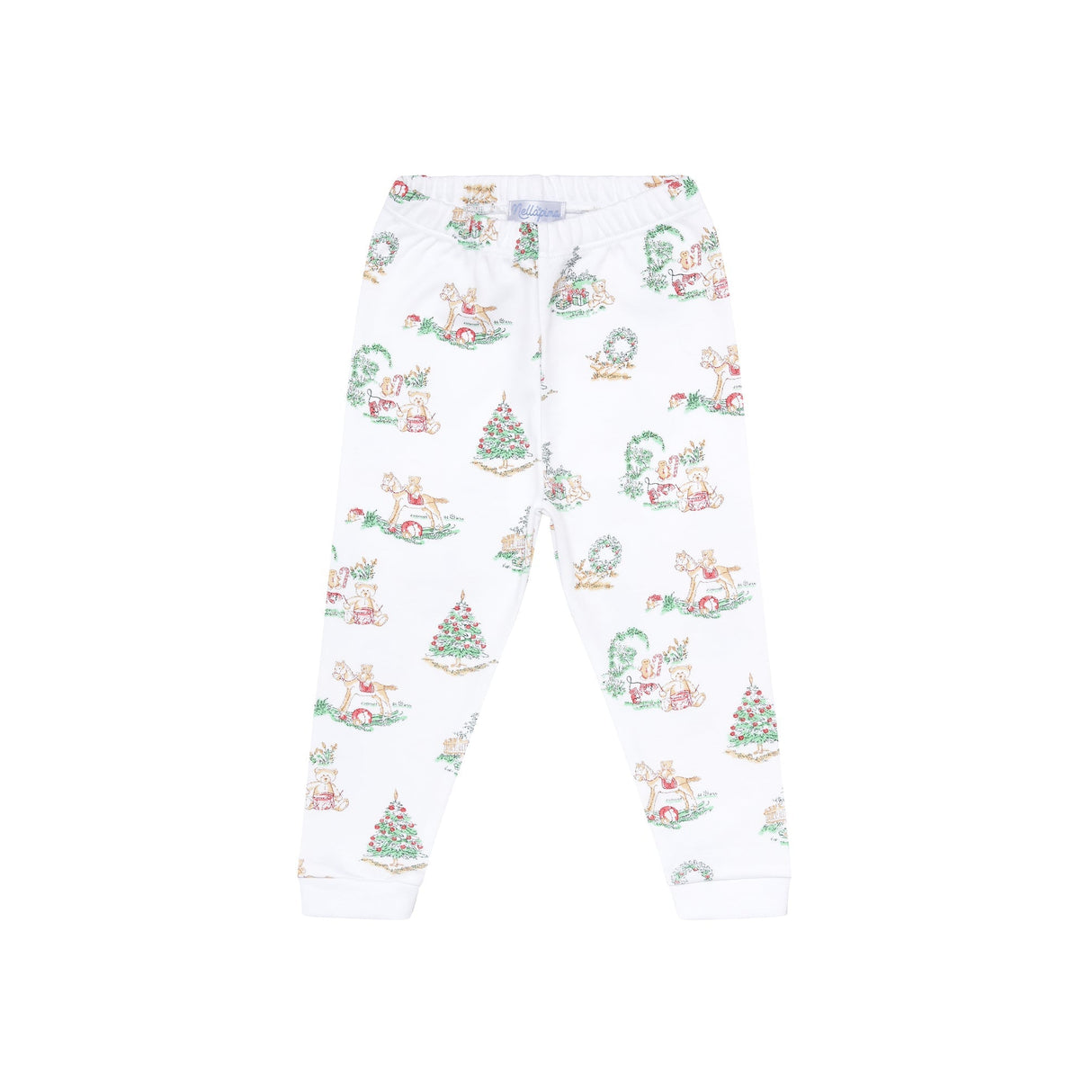 Boy Christmas Toile Pajama - HoneyBug 