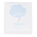 Blue Ginghan Baby Crib Sheets - HoneyBug 