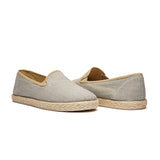 Linen Yute Slip-on Sneakers in Light Grey by childrenchic - HoneyBug 