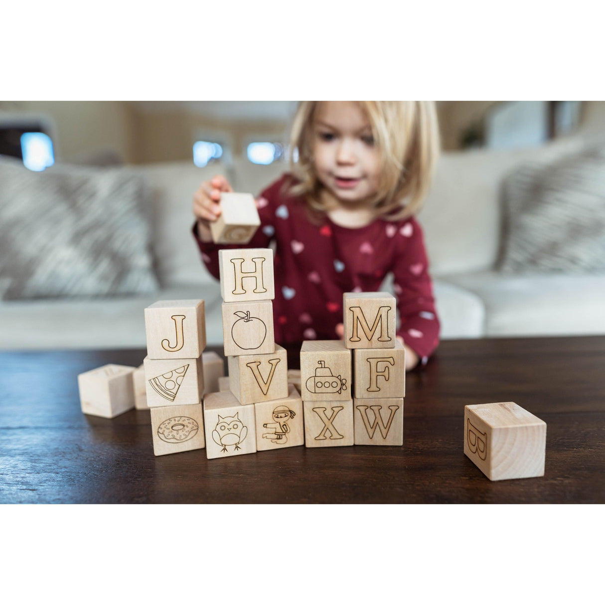 Maple ABC Block Set - HoneyBug 