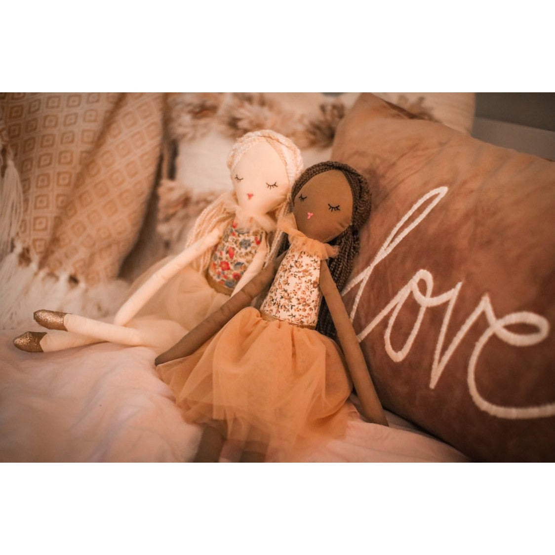 'Cookie' Scented African American Soft Doll - HoneyBug 