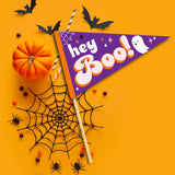 Pennant Flag Kit - Hey Boo! - HoneyBug 