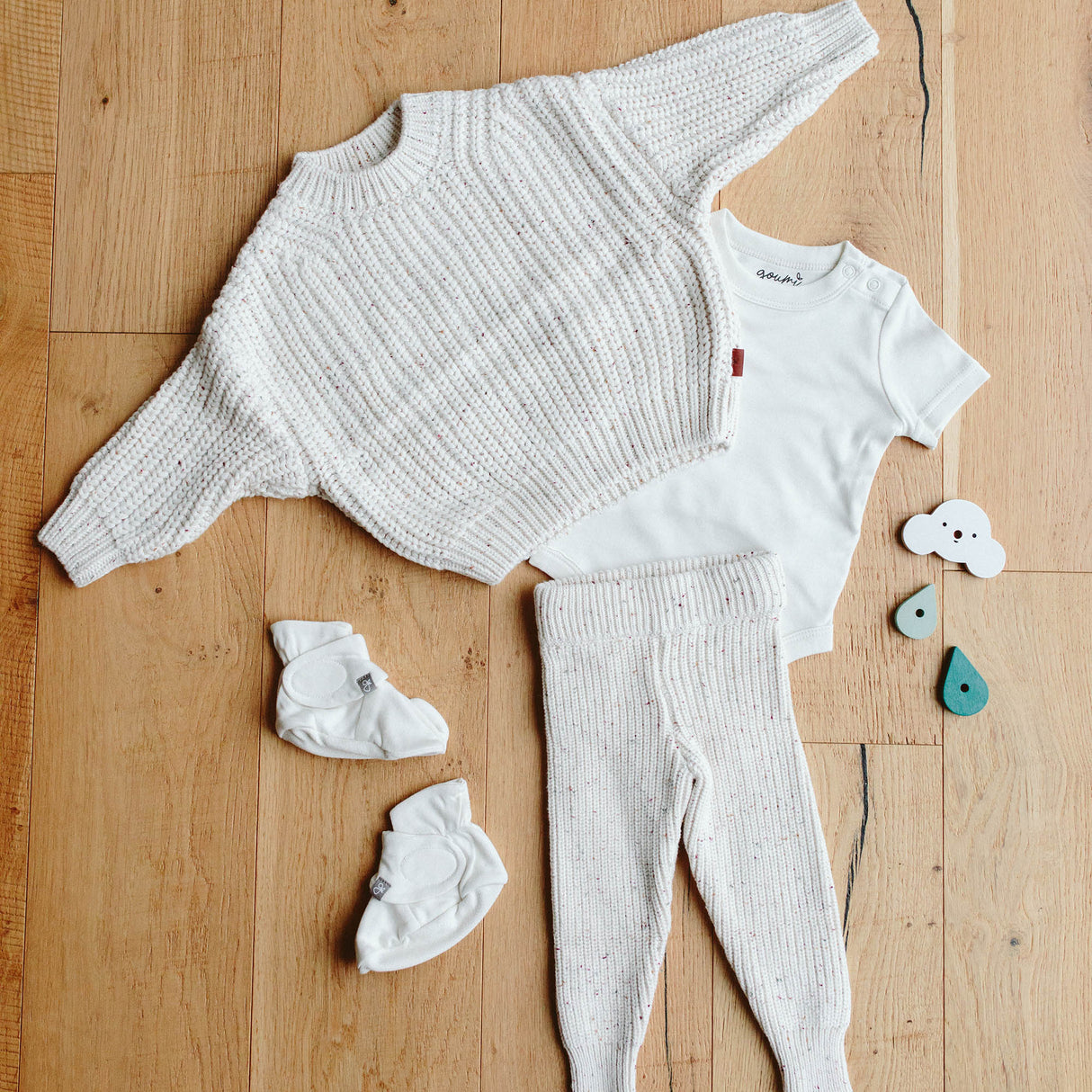 S/S BODYSUIT | CLOUD - HoneyBug 