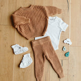 S/S BODYSUIT | CLOUD - HoneyBug 