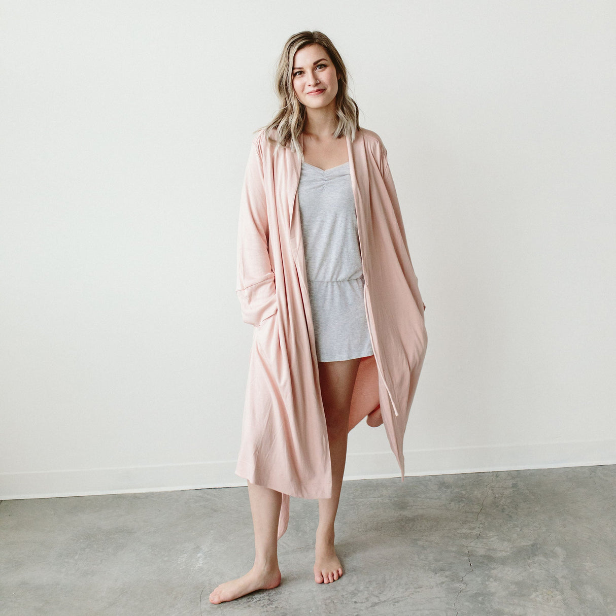 WOMENS ROBE | ROSE - HoneyBug 