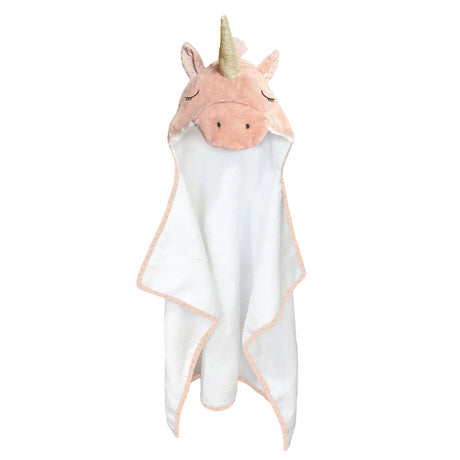 Terry Unicorn Baby Towel - HoneyBug 