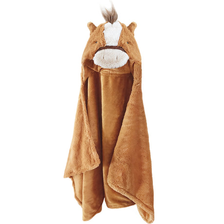 Truffles Horse  Hooded Blanket - HoneyBug 