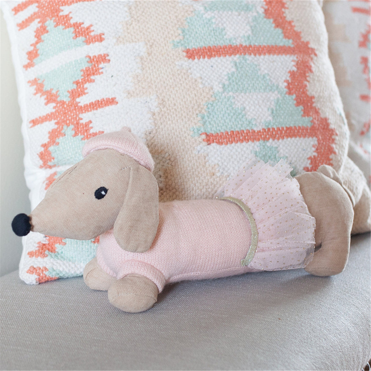 'Mon Cheri' French Dog Plush Toy - HoneyBug 