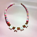 MAMA What The Shell Necklace- Rainbow by House of Baesics - HoneyBug 