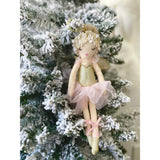 Sugar Plum Fairy Plush Doll Ornament - HoneyBug 