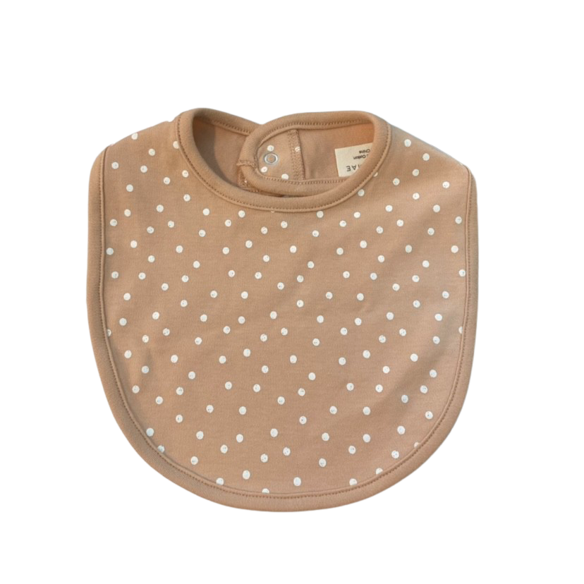 Jersey Snap Bib - Single | Petal Dots - HoneyBug 