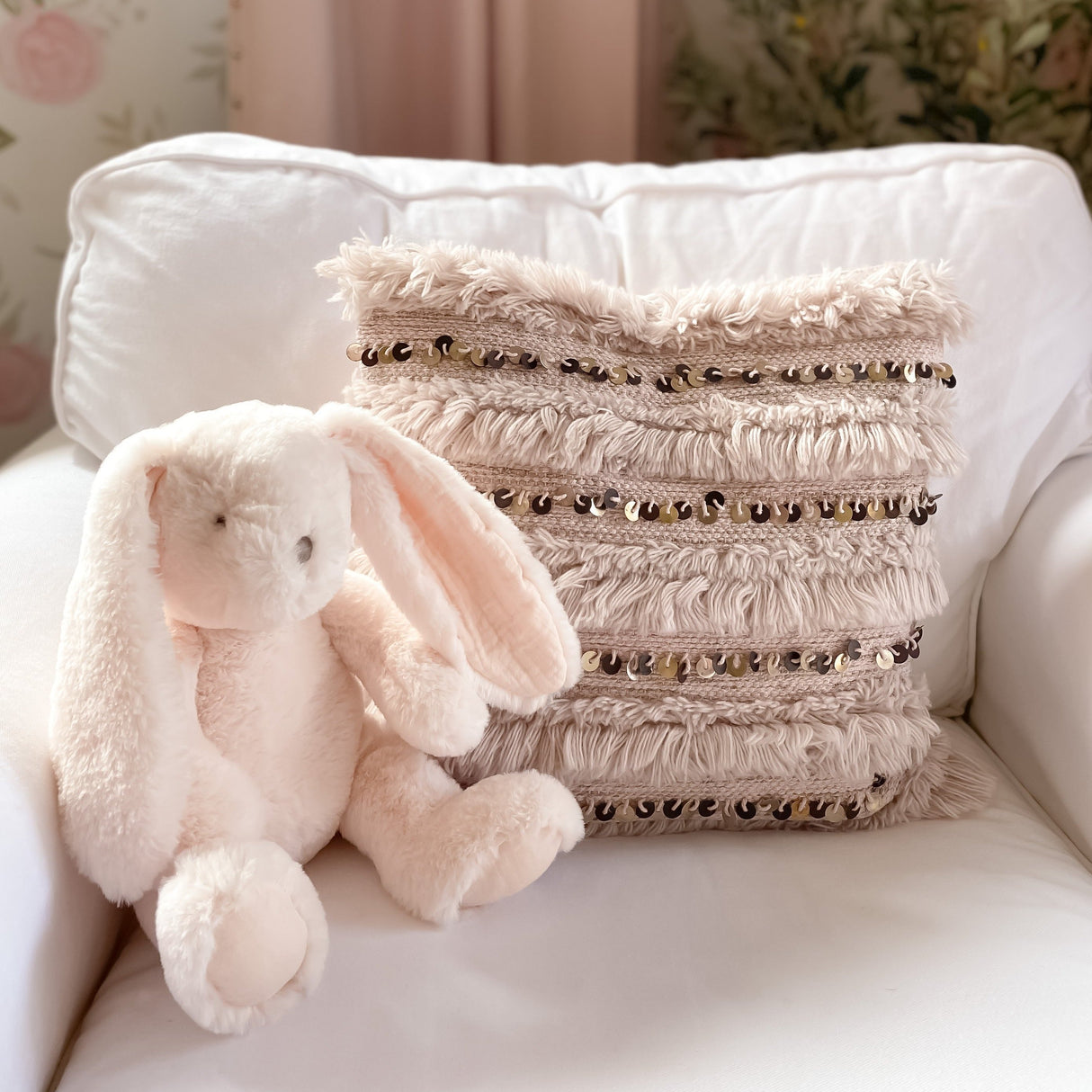 Arabelle Pink Bunny Plush Toy - HoneyBug 