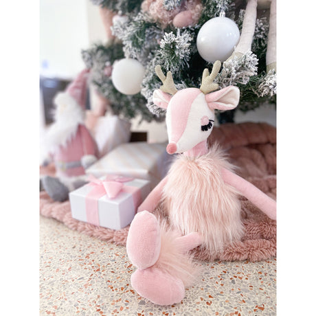 'Freija' The Pink Reindeer Doll - HoneyBug 