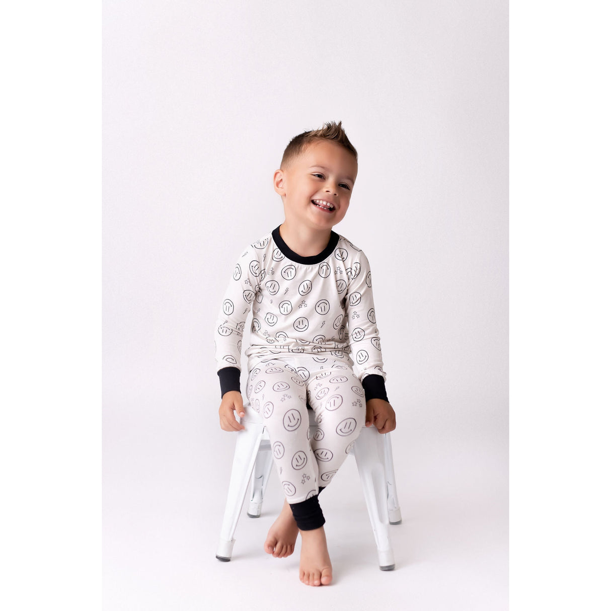 Smile + Lightning Two Piece Set - HoneyBug 