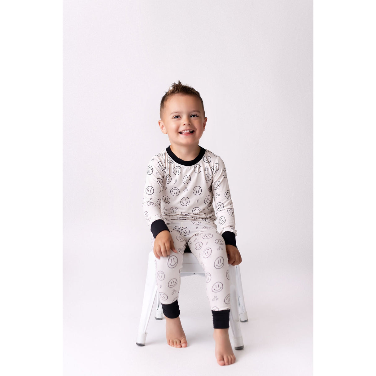 Smile + Lightning Two Piece Set - HoneyBug 