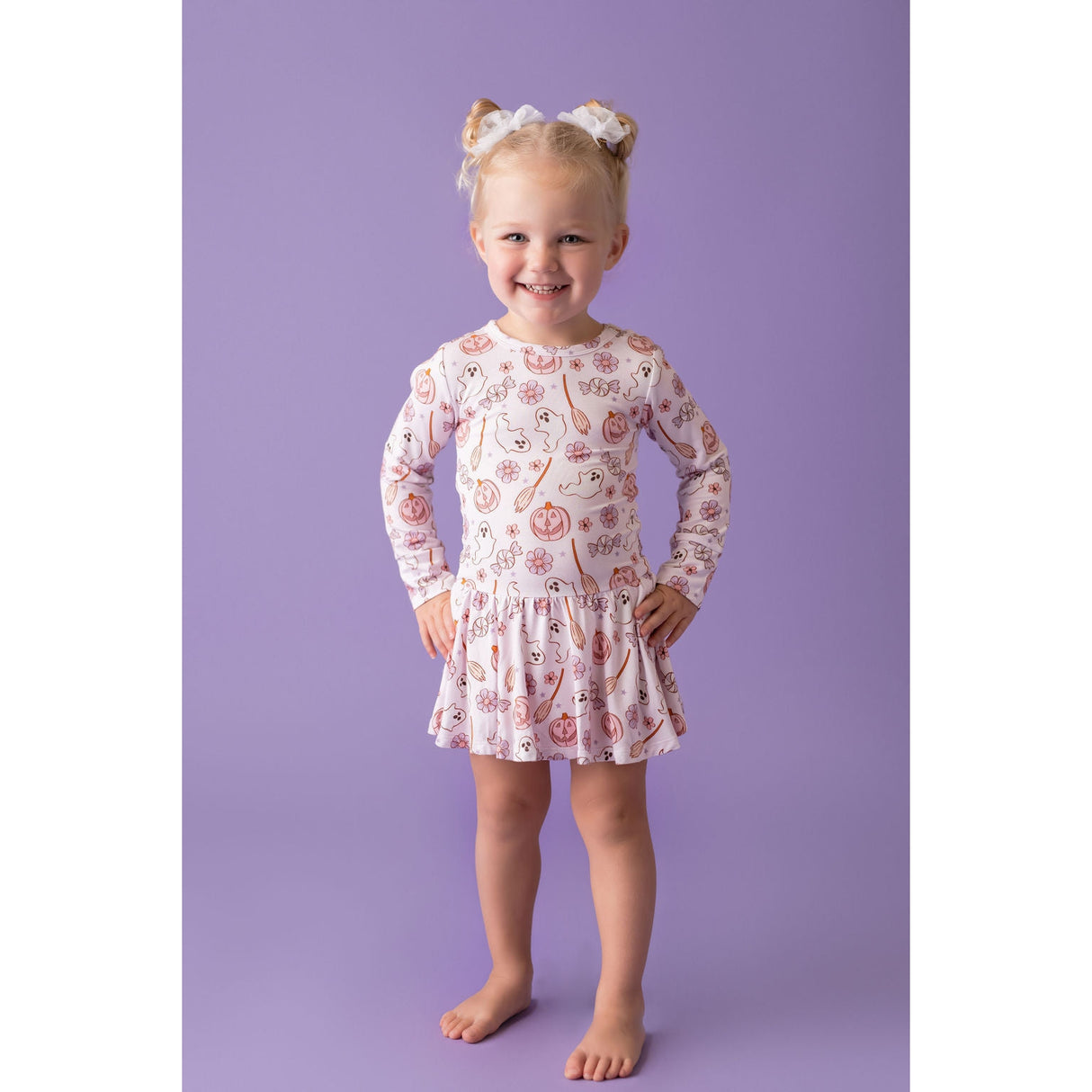 Boo Babe Twirl Bodysuit - HoneyBug 