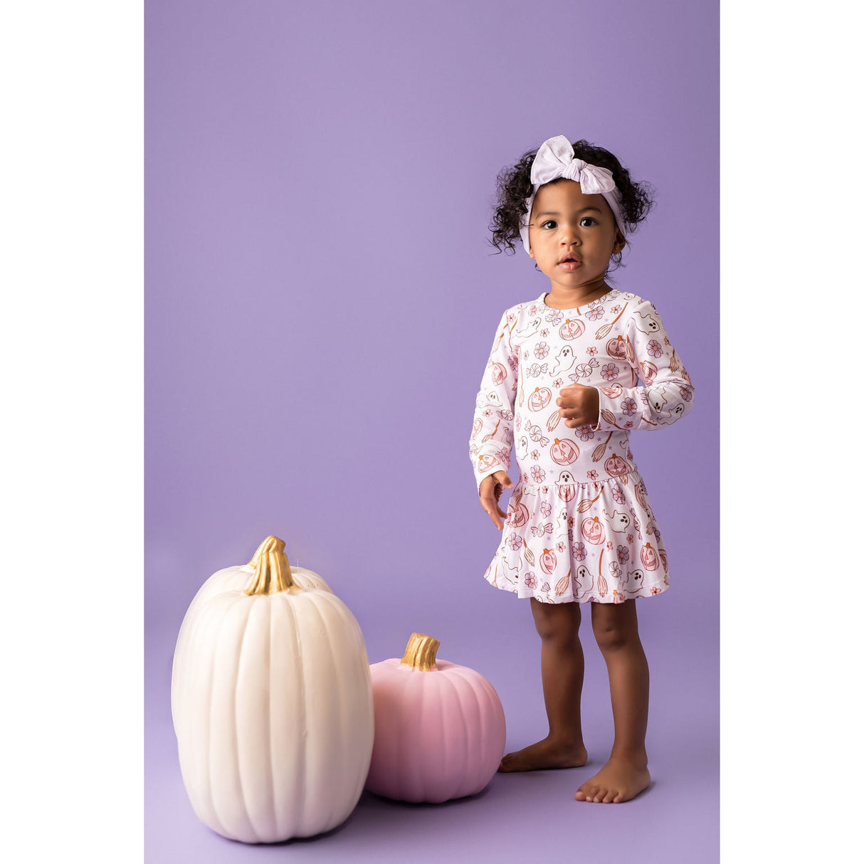 Boo Babe Twirl Bodysuit - HoneyBug 