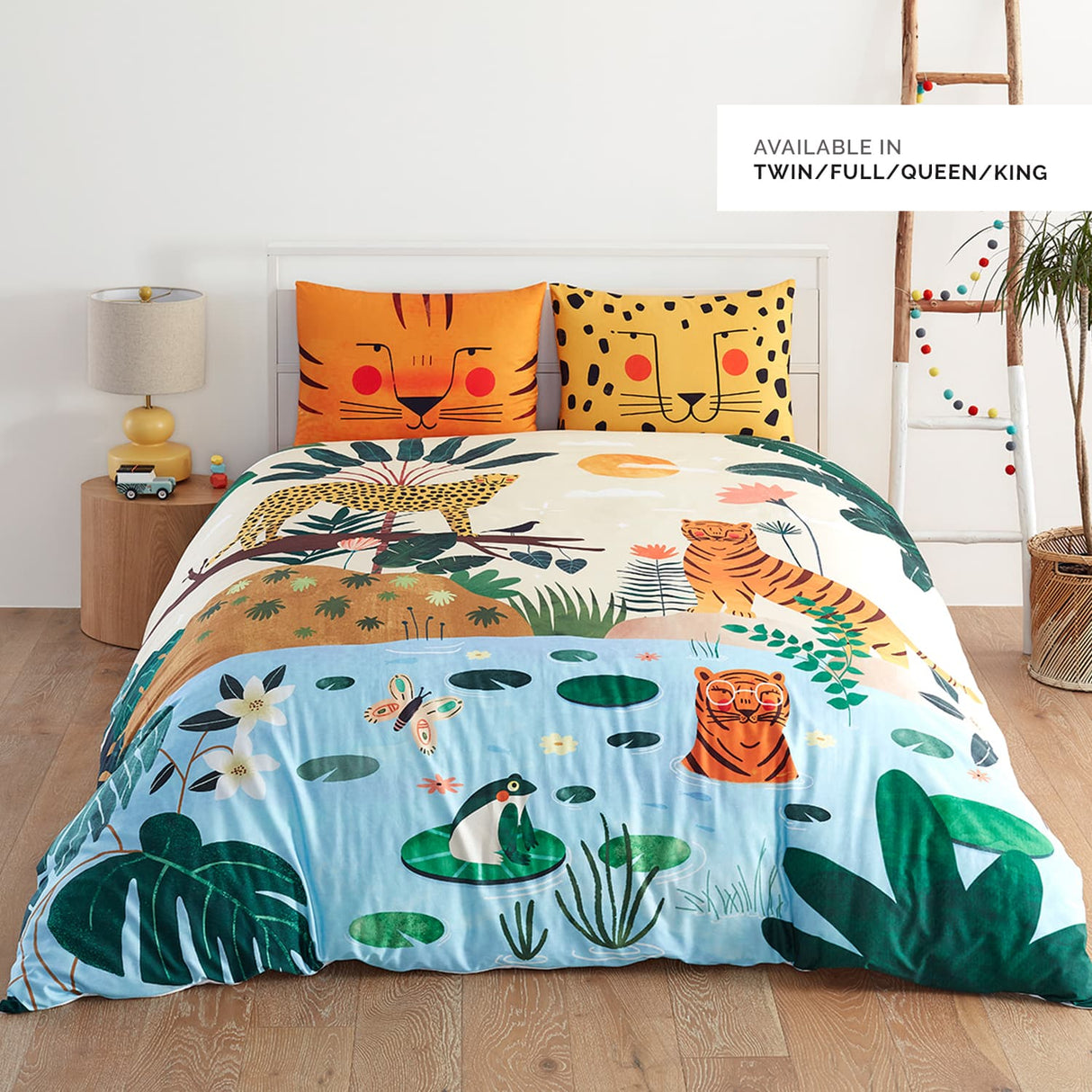 In The Jungle Duvet & Pillowcase - HoneyBug 