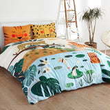 In The Jungle Duvet & Pillowcase - HoneyBug 