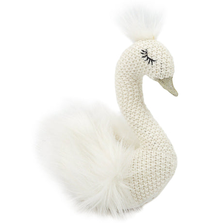 Layla Knit Swan - HoneyBug 