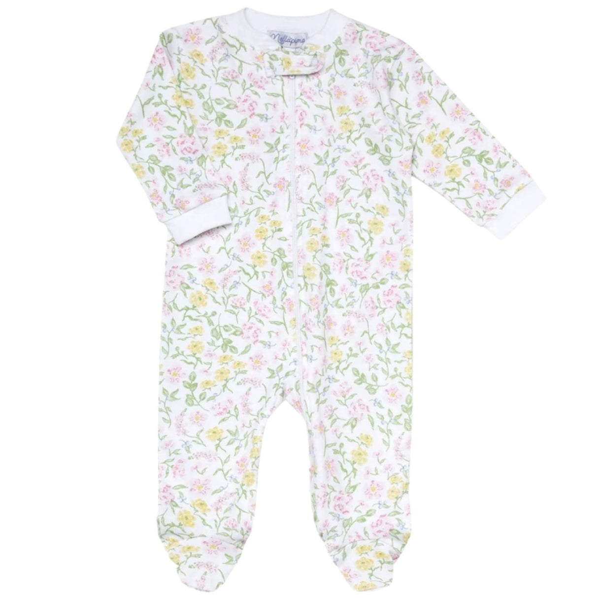 Berry Wildflowers Zipper Footie - HoneyBug 