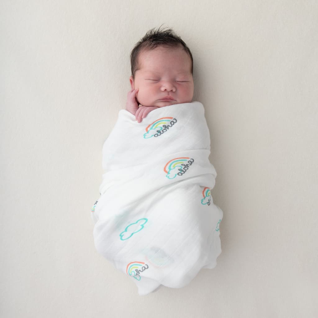 Pot O' Aloha Muslin Swaddle Blanket - HoneyBug 