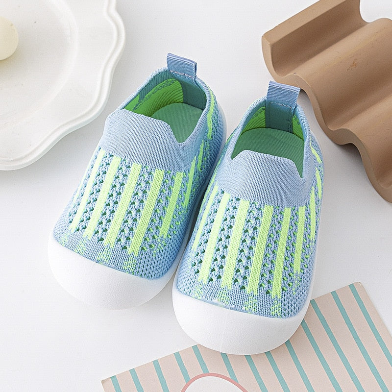 Baby First Walkers - Blue/Green - HoneyBug 